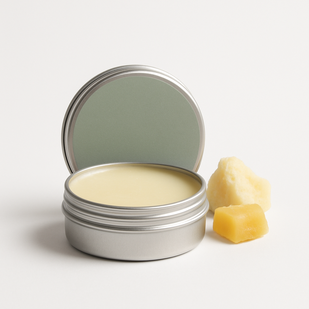 Private-label dog paw balm tin