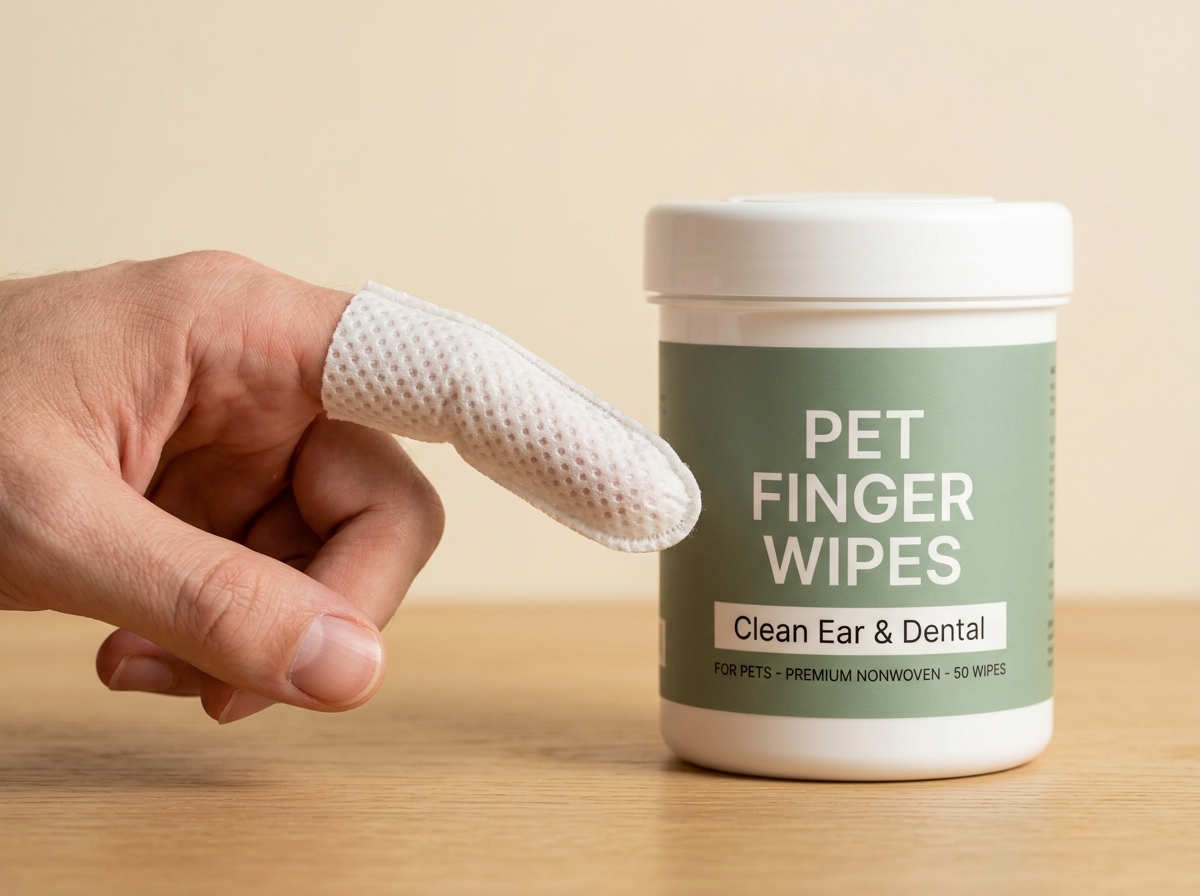 Aimo Custom Pet Wipes & Finger Sleeves Cleanroom Converting Packshot